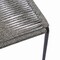 Armen Living Koala Clip and Camino 5 Piece Outdoor Dining Set in Dark Eucalyptus with Gray Rope 840254333819 - alternate 9